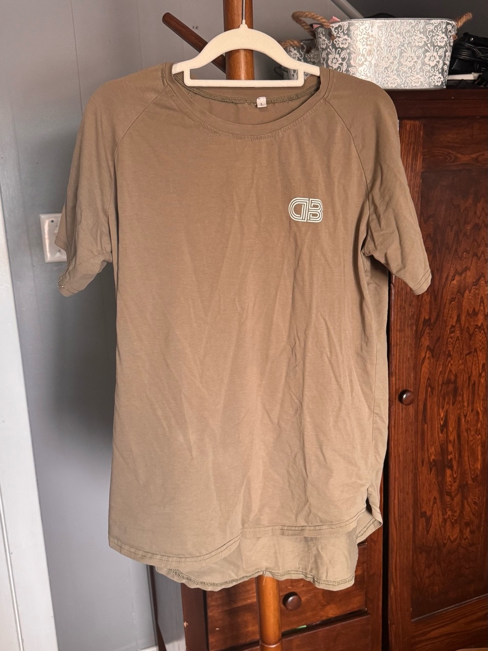 🤎 The Dying Breed Neutral Logo Tee — Size Large